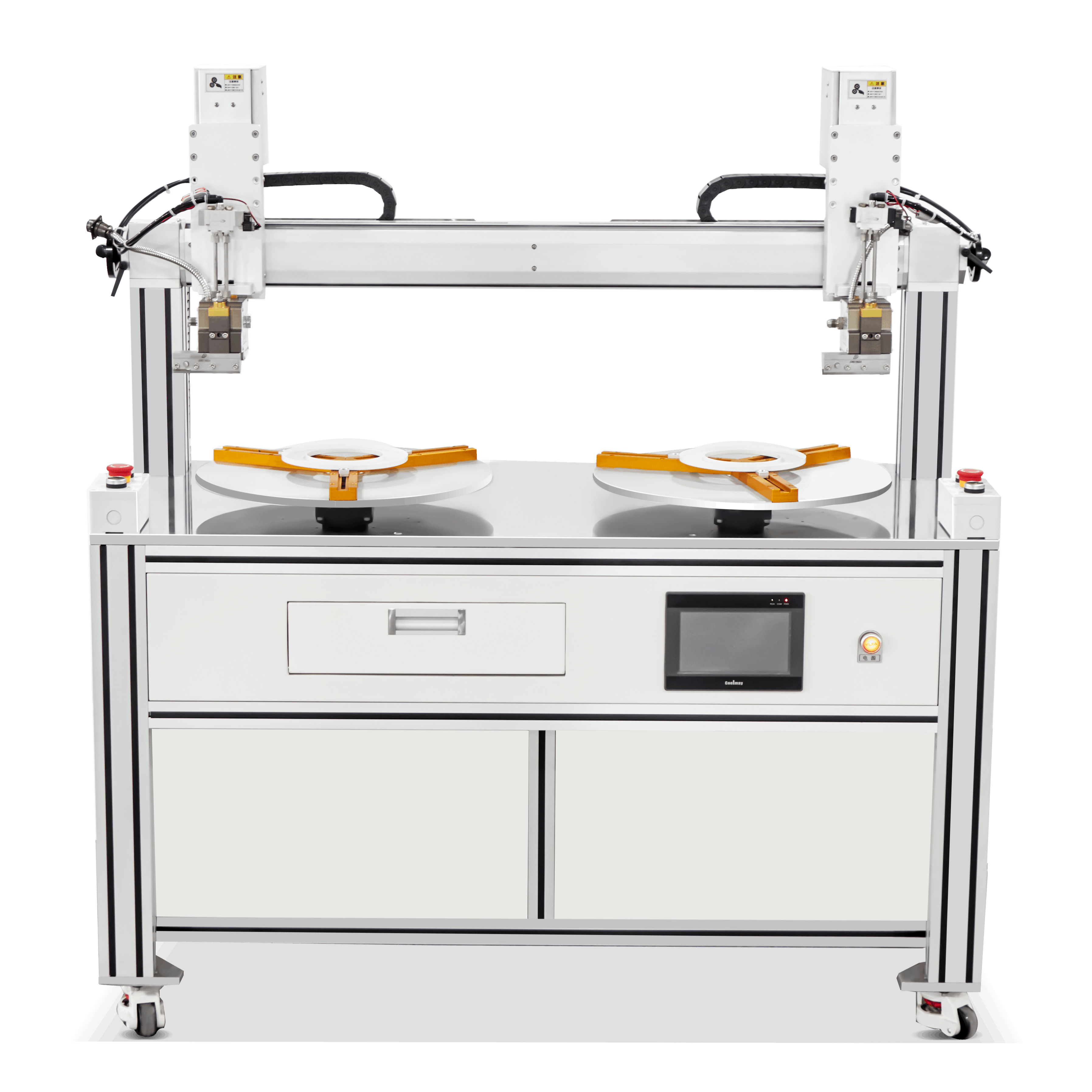 Double-Station Gluing Machine for Filters Cover
