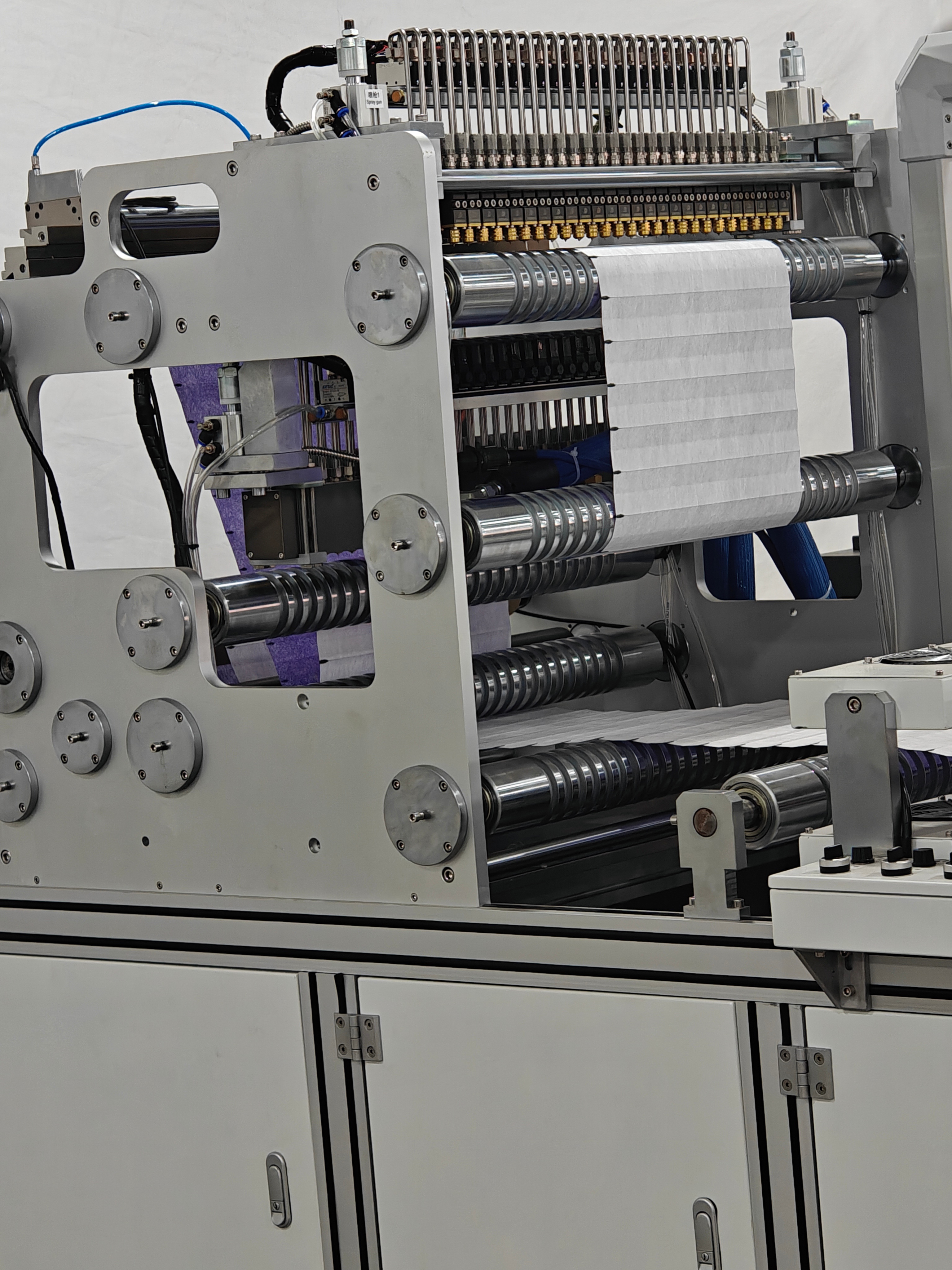 PP Foamed Gluing Machine for air Filter Paper Pleating XD-FP700pp