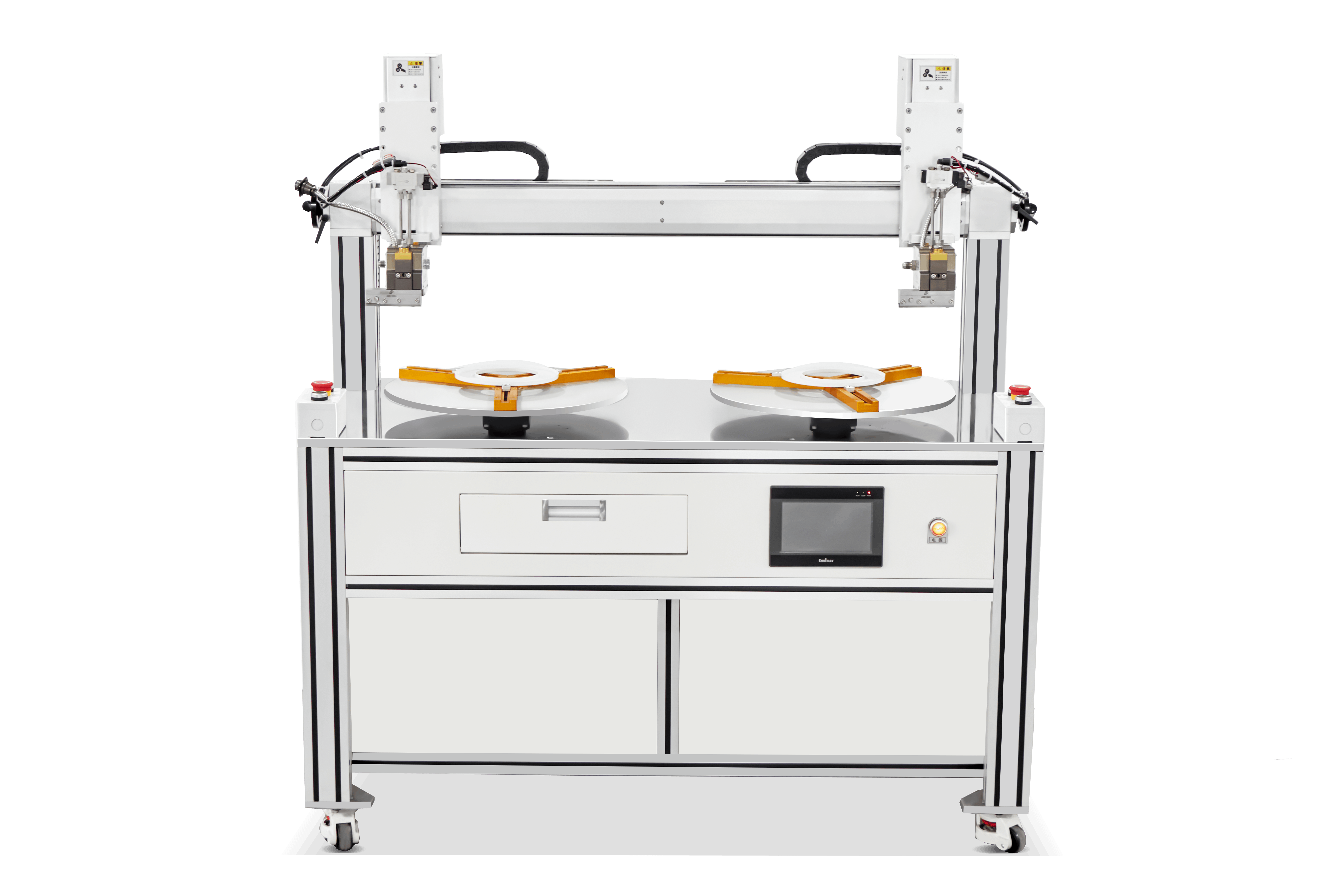 Dual-Station Three-Axis Glue Dispensing Machine for Filters, air Filters
