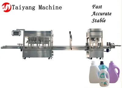 High Precision and Low Error Four-Head Screw Cap Shower Gel Filling Machine
