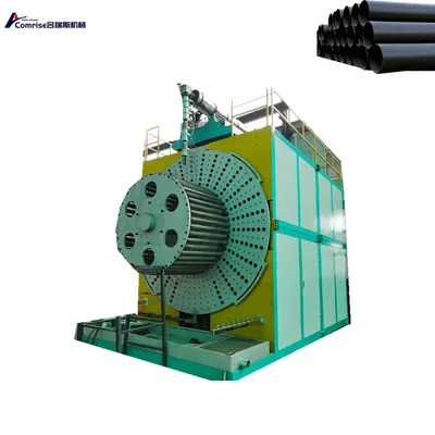 HDPE Plastic Hollow Wall Spiral Winding Sewer Drainage Corrugated Pipe Machine Pipe Large