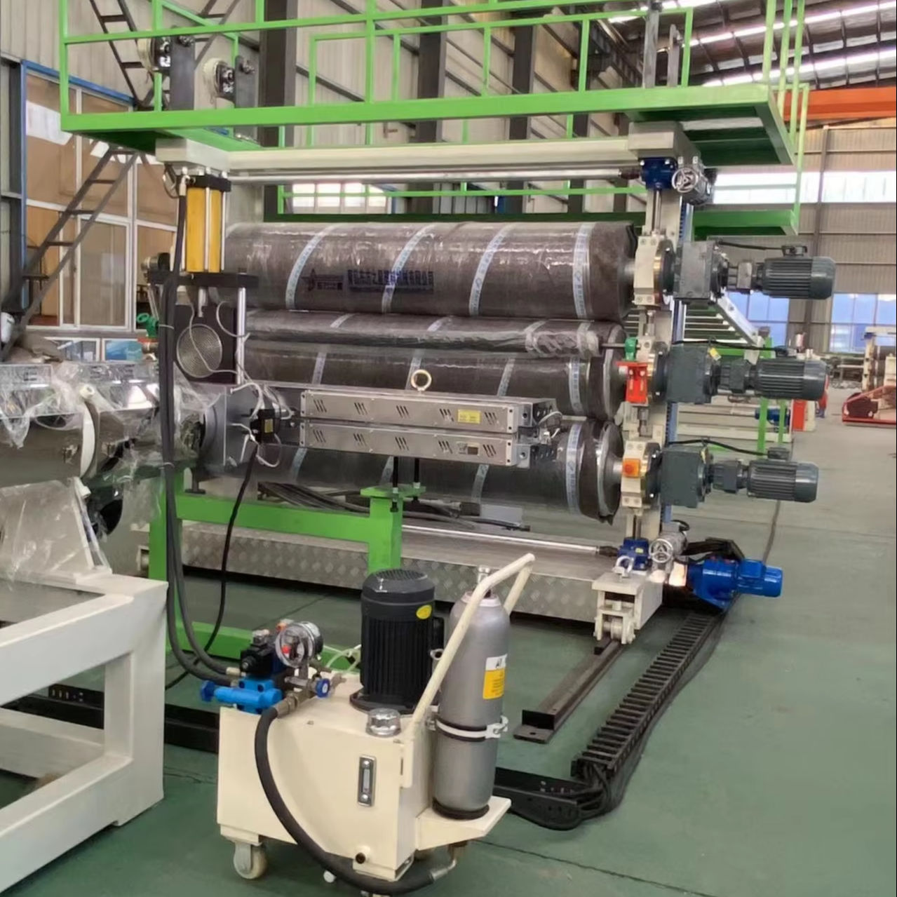 Lightweight Artificial Decorative Pvc Marble  Sheet Machinery Slab Production Plant Realistic Texture Pvc Marble Panel Equipment